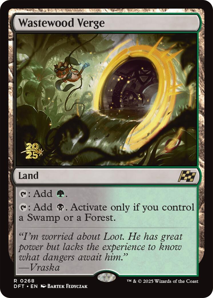 Wastewood Verge [Aetherdrift Prerelease Promos] | Game Grid - Logan