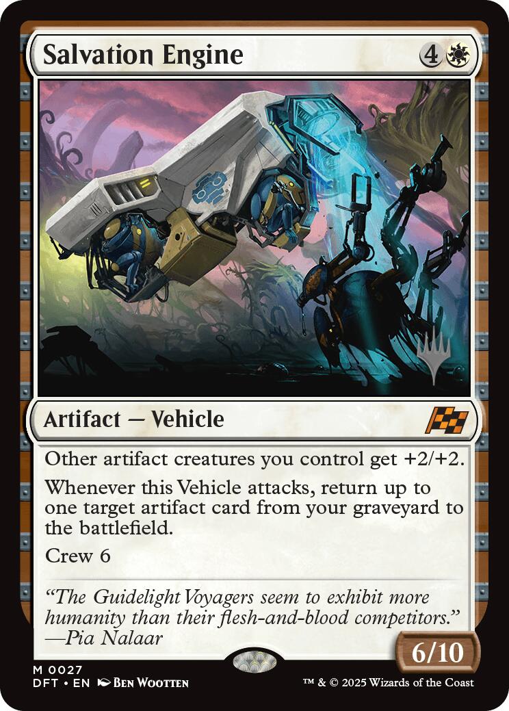 Salvation Engine (Promo Pack) [Aetherdrift Promos] | Game Grid - Logan