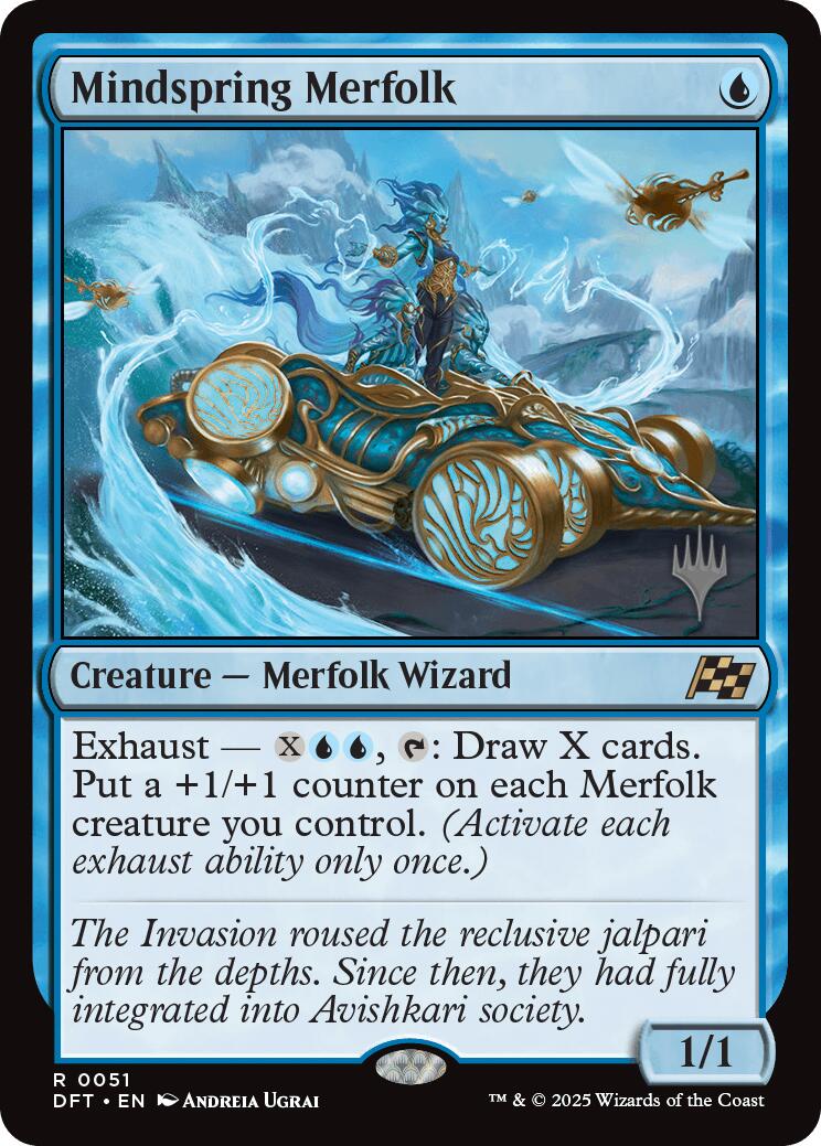 Mindspring Merfolk (Promo Pack) [Aetherdrift Promos] | Game Grid - Logan