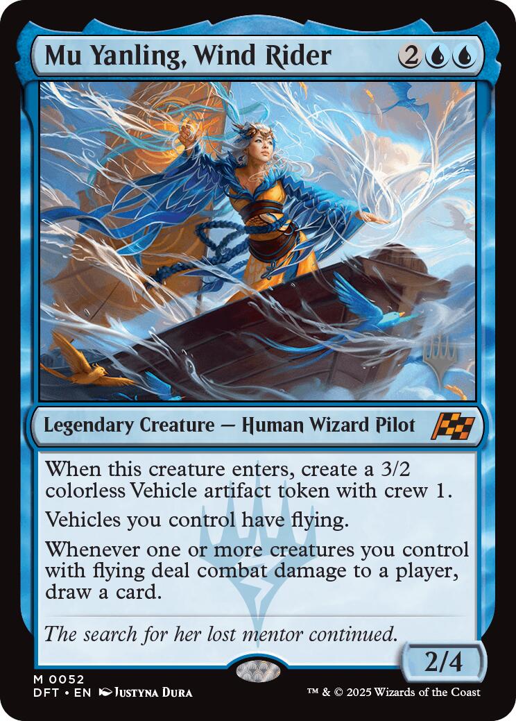 Mu Yanling, Wind Rider (Promo Pack) [Aetherdrift Promos] | Game Grid - Logan