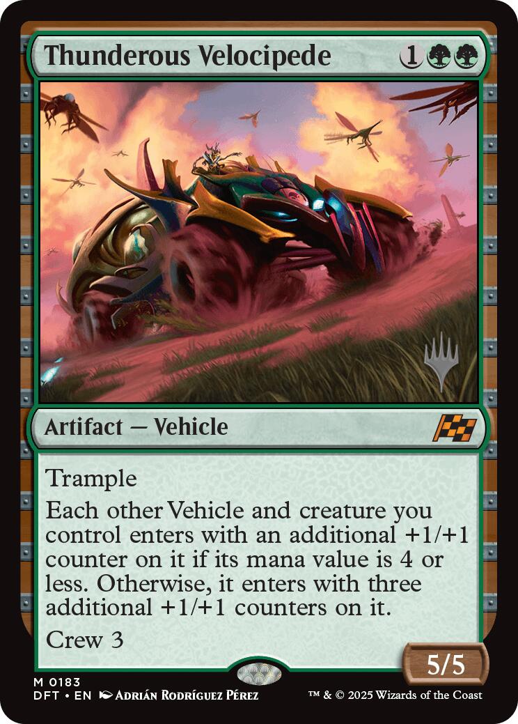 Thunderous Velocipede (Promo Pack) [Aetherdrift Promos] | Game Grid - Logan