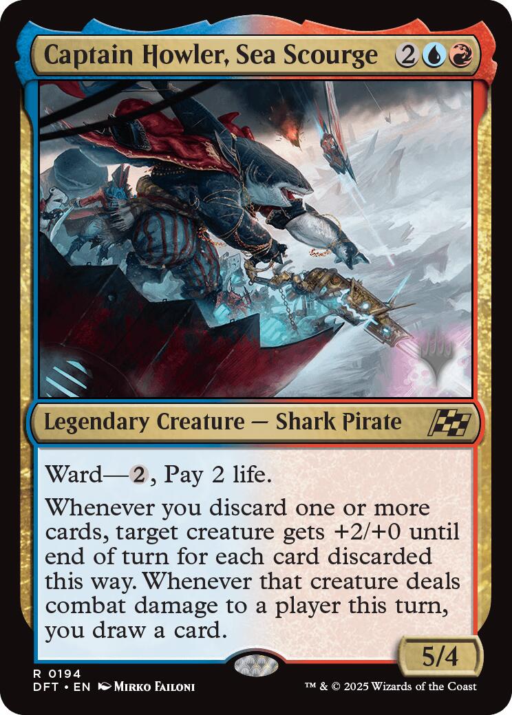 Captain Howler, Sea Scourge (Promo Pack) [Aetherdrift Promos] | Game Grid - Logan