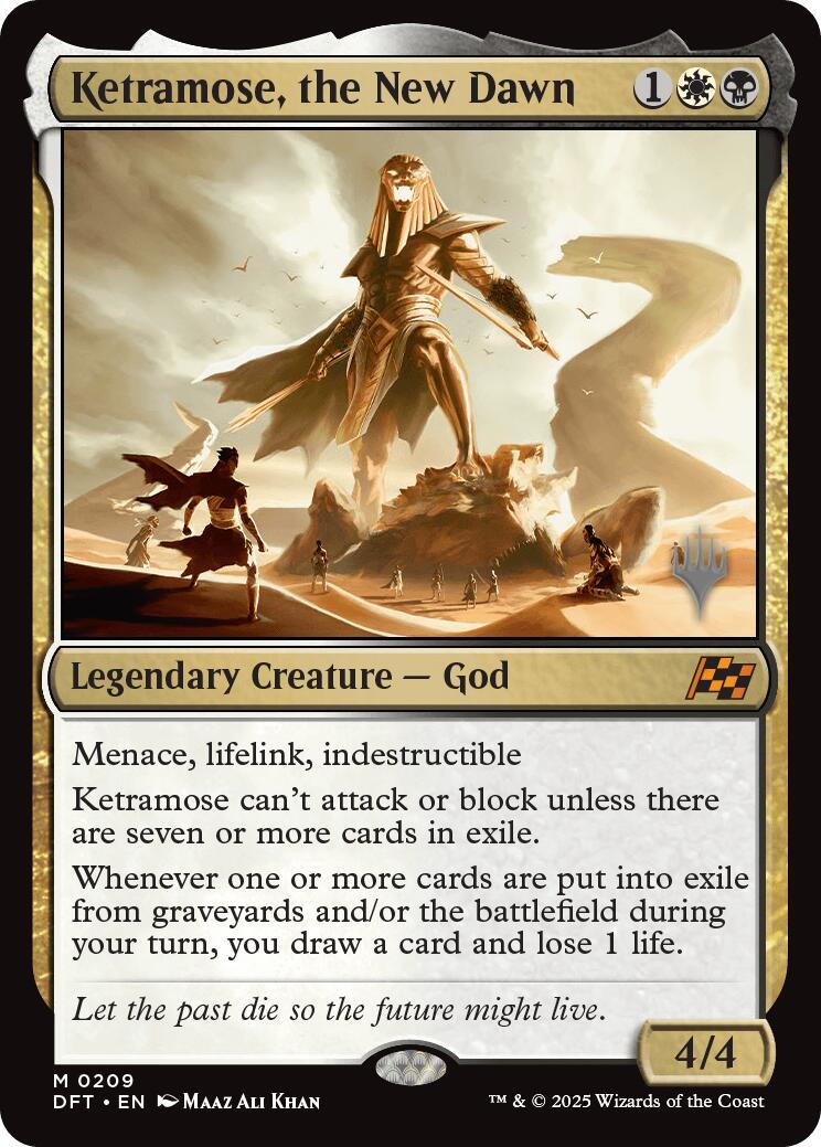 Ketramose, the New Dawn (Promo Pack) [Aetherdrift Promos] | Game Grid - Logan