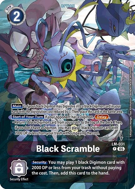 Black Scramble [LM-031] (Alternate Art) [Starter Deck: Protector of Light] | Game Grid - Logan
