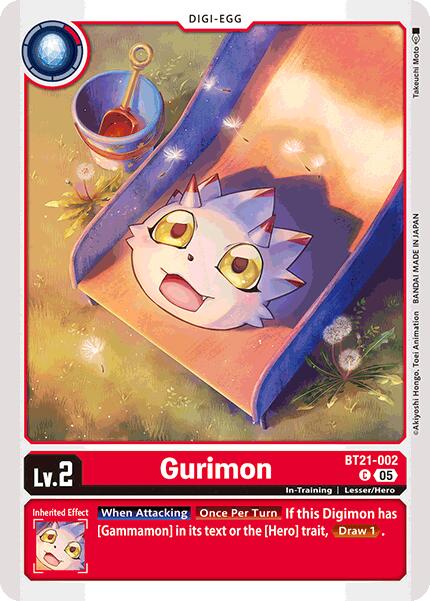 Gurimon [BT21-002] [World Convergence] | Game Grid - Logan