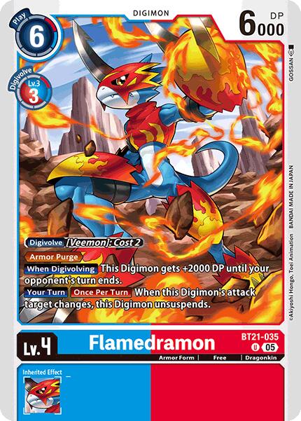 Flamedramon [BT21-035] [World Convergence] | Game Grid - Logan
