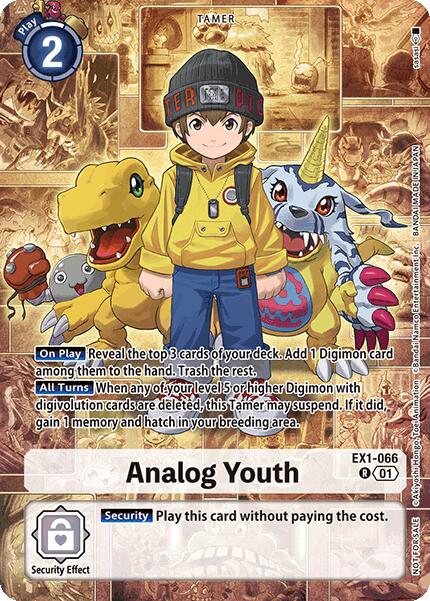 Analog Youth [EX1-066] (Special Event Pack 2025) [Classic Collection Promos] | Game Grid - Logan