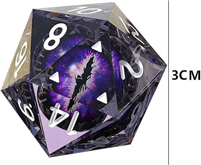 Dragon's Eye Resin Dice: Chromatic Eyes | Game Grid - Logan
