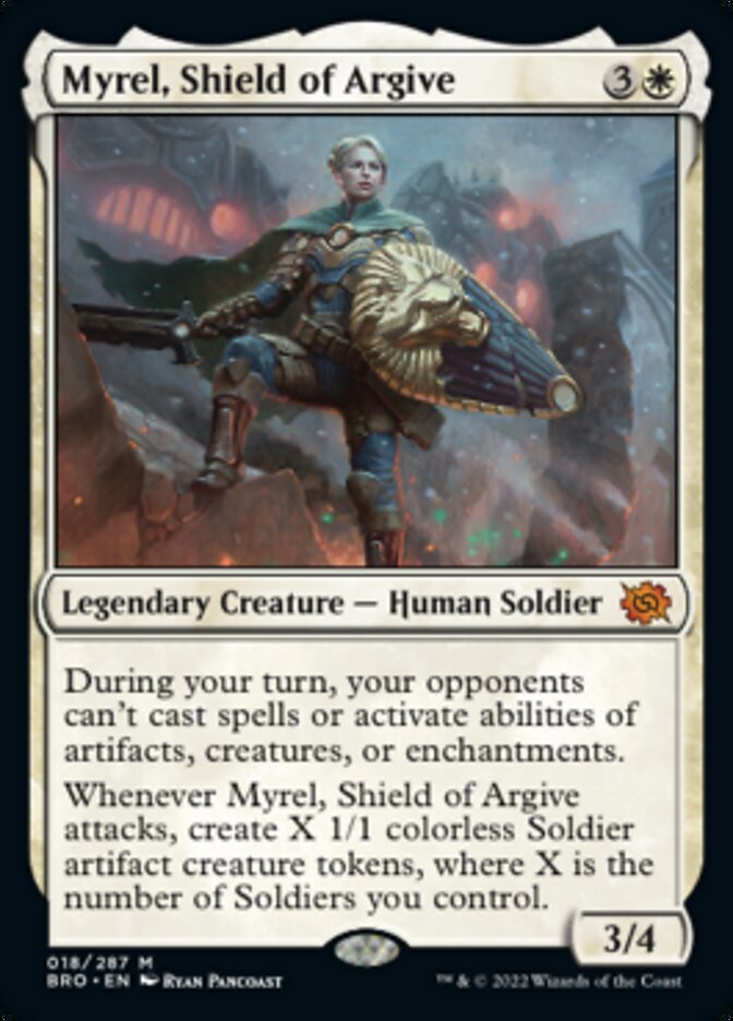 Myrel, Shield of Argive (Promo Pack) [The Brothers' War Promos] | Game Grid - Logan