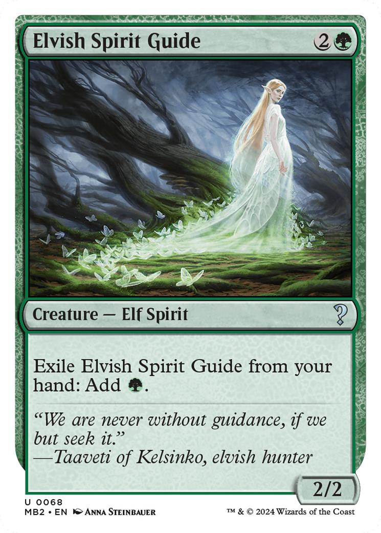 Elvish Spirit Guide (Future Sight) [Mystery Booster 2] | Game Grid - Logan