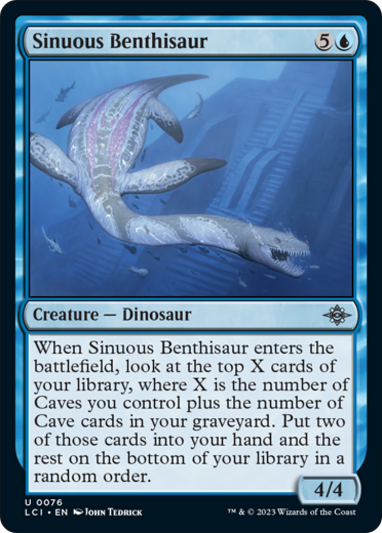 Sinuous Benthisaur [The Lost Caverns of Ixalan] | Game Grid - Logan