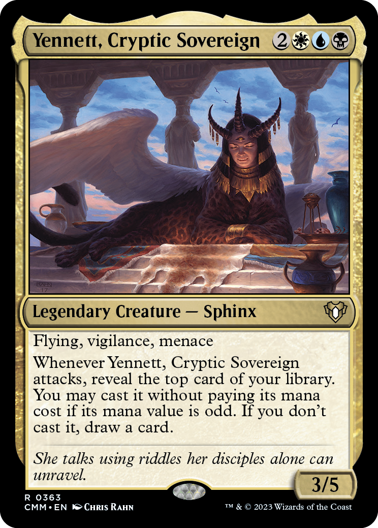 Yennett, Cryptic Sovereign [Commander Masters] | Game Grid - Logan