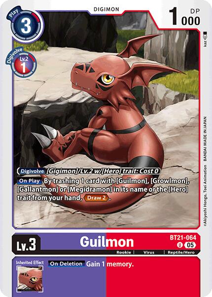 Guilmon [BT21-064] [World Convergence] | Game Grid - Logan