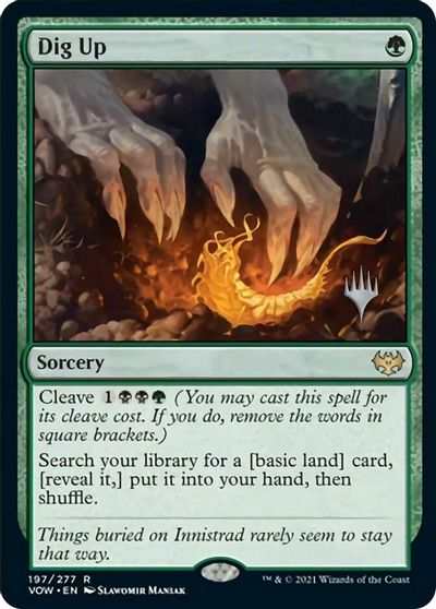 Dig Up (Promo Pack) [Innistrad: Crimson Vow Promos] | Game Grid - Logan