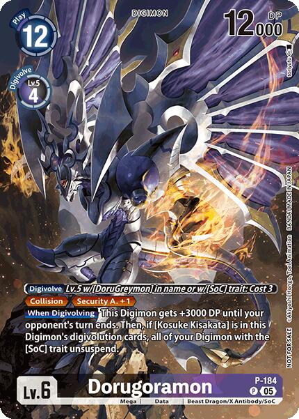Dorugoramon [P-184] (BT-21: Illustration Celebration Pack) [World Convergence] | Game Grid - Logan