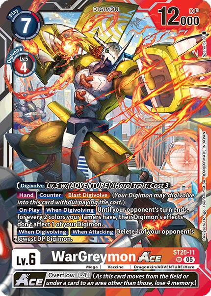 WarGreymon ACE [ST20-11] [Starter Deck: Protector of Light] | Game Grid - Logan
