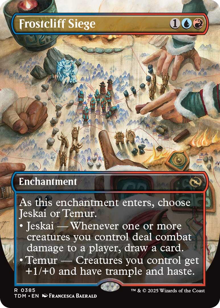 Frostcliff Siege (Borderless) [Tarkir: Dragonstorm] | Game Grid - Logan