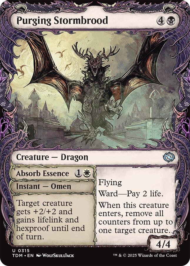 Purging Stormbrood (Showcase) [Tarkir: Dragonstorm] | Game Grid - Logan