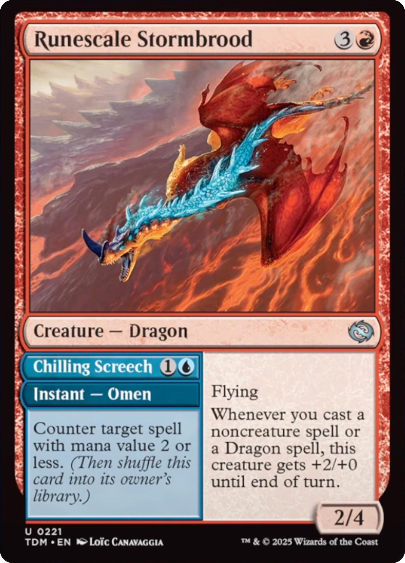 Runescale Stormbrood [Tarkir: Dragonstorm] | Game Grid - Logan