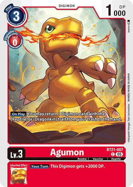Agumon [BT21-007] [World Convergence] | Game Grid - Logan