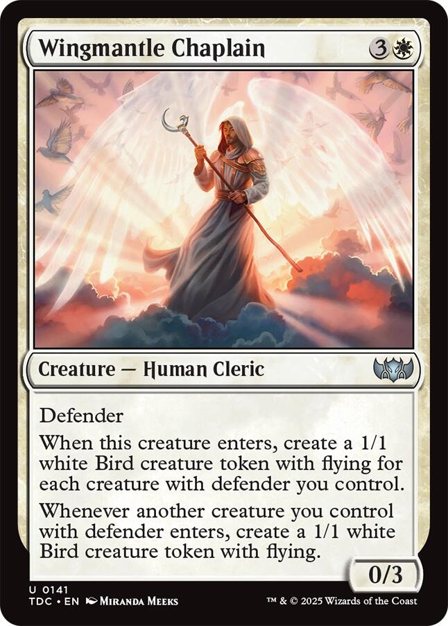 Wingmantle Chaplain [Tarkir: Dragonstorm Commander] | Game Grid - Logan