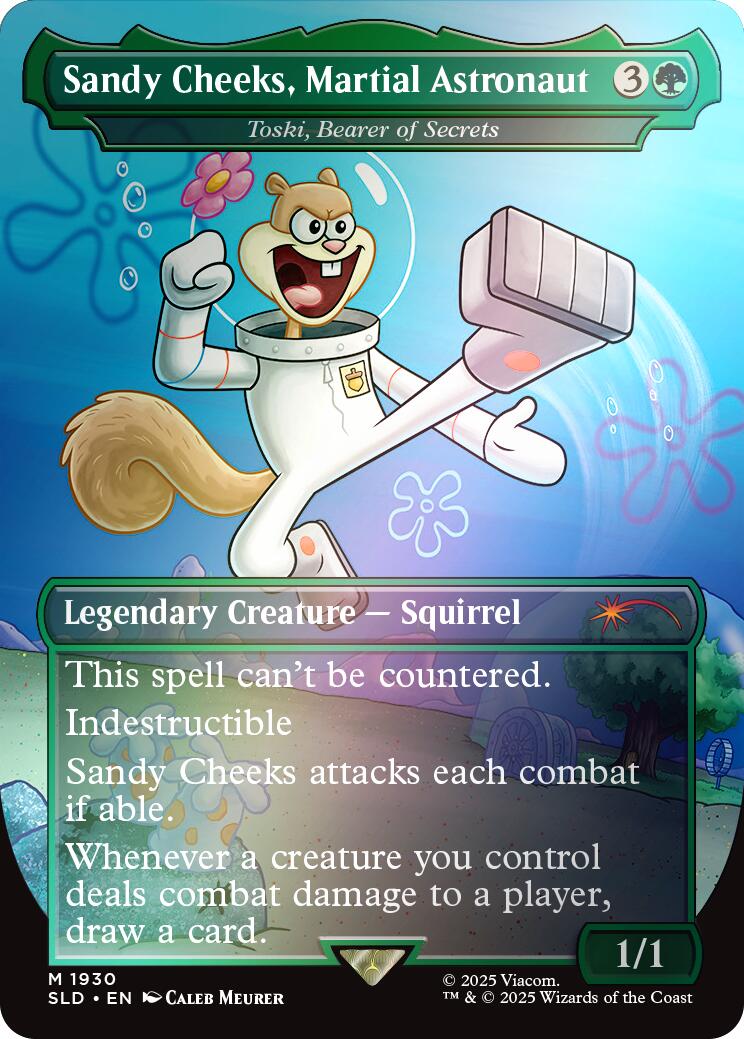 Sandy Cheeks, Martial Astronaut - Toski, Bearer of Secrets (Rainbow Foil) [Secret Lair Drop Series] | Game Grid - Logan