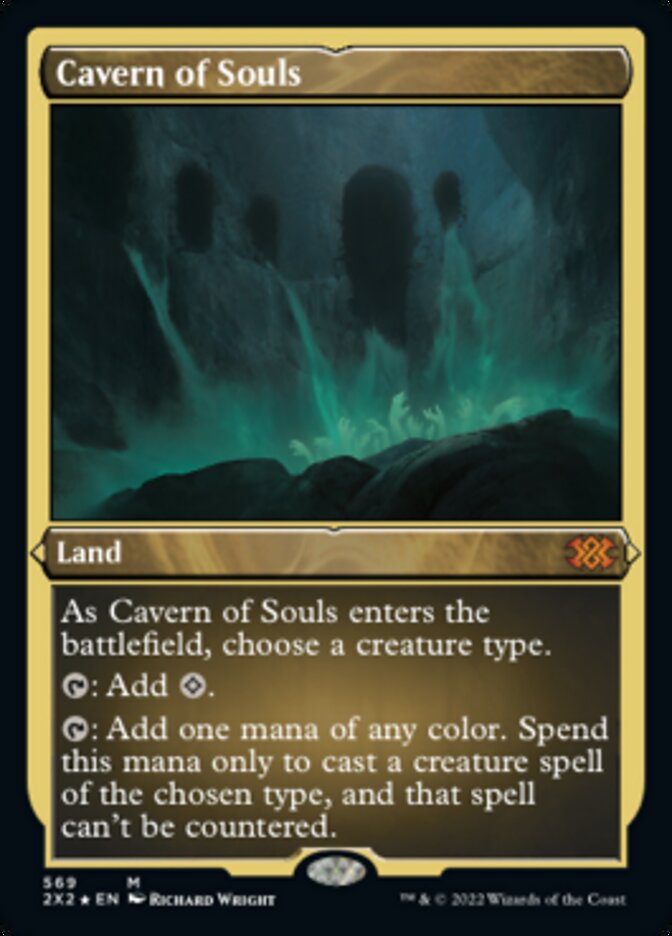 Cavern of Souls (Foil Etched) [Double Masters 2022] | Game Grid - Logan