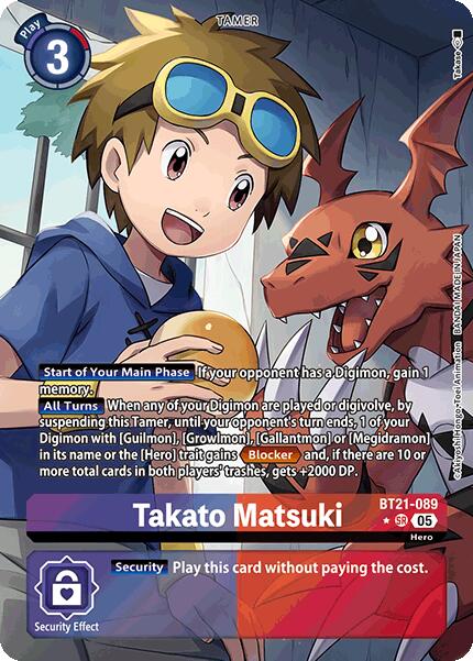 Takato Matsuki [BT21-089] (Alternate Art) [World Convergence] | Game Grid - Logan