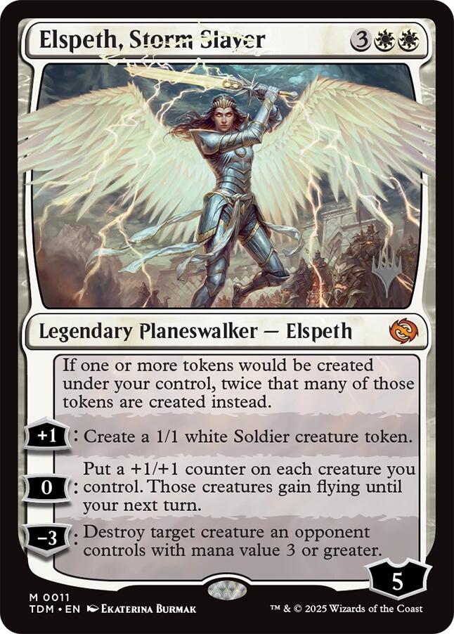 Elspeth, Storm Slayer [Tarkir: Dragonstorm Promos] | Game Grid - Logan