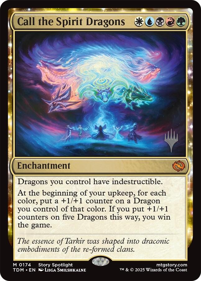 Call the Spirit Dragons [Tarkir: Dragonstorm Promos] | Game Grid - Logan