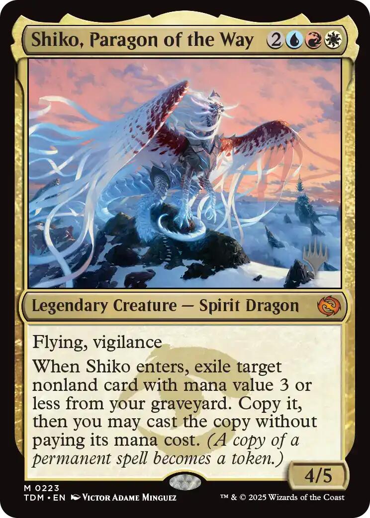 Shiko, Paragon of the Way [Tarkir: Dragonstorm Promos] | Game Grid - Logan
