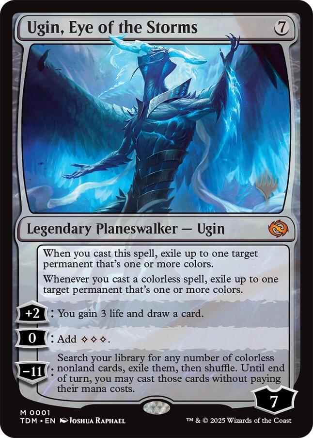 Ugin, Eye of the Storms [Tarkir: Dragonstorm Promos] | Game Grid - Logan