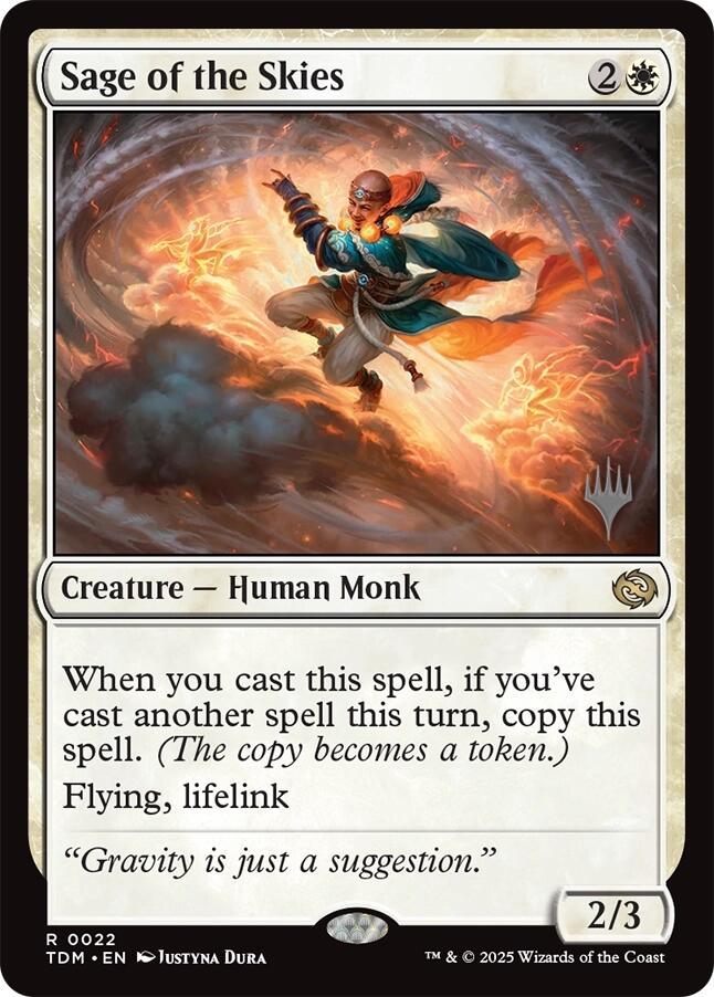 Sage of the Skies [Tarkir: Dragonstorm Promos] | Game Grid - Logan