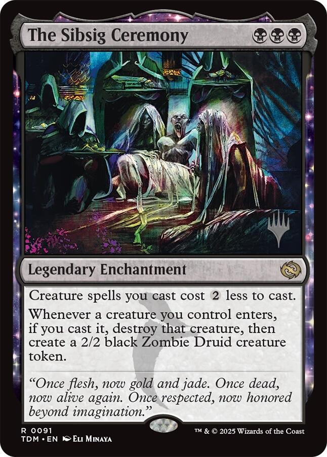 The Sibsig Ceremony [Tarkir: Dragonstorm Promos] | Game Grid - Logan
