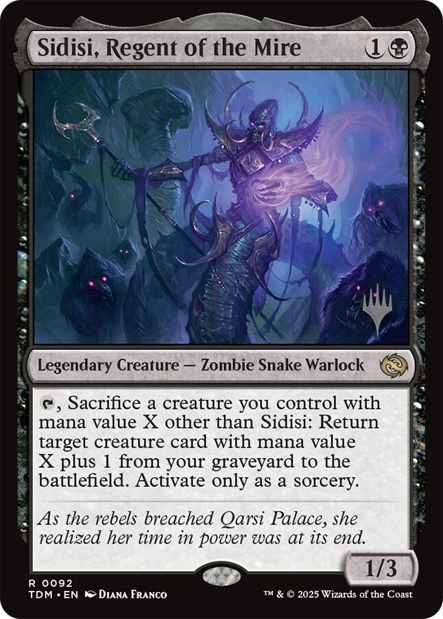 Sidisi, Regent of the Mire [Tarkir: Dragonstorm Promos] | Game Grid - Logan