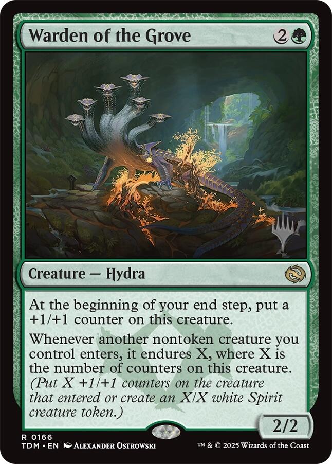 Warden of the Grove [Tarkir: Dragonstorm Promos] | Game Grid - Logan