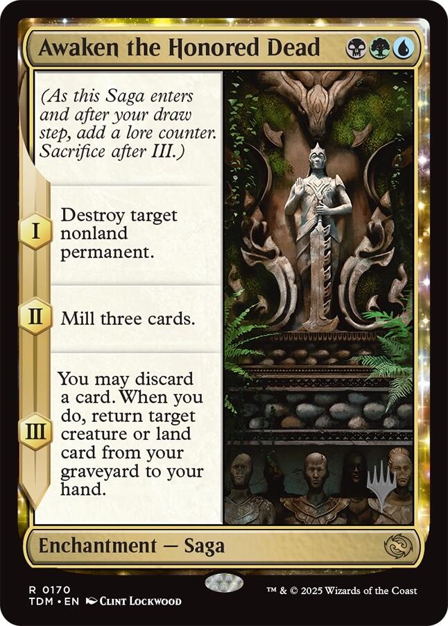 Awaken the Honored Dead [Tarkir: Dragonstorm Promos] | Game Grid - Logan