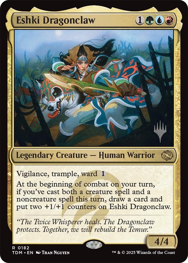 Eshki Dragonclaw [Tarkir: Dragonstorm Promos] | Game Grid - Logan