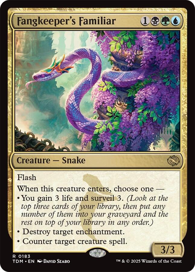 Fangkeeper's Familiar [Tarkir: Dragonstorm Promos] | Game Grid - Logan