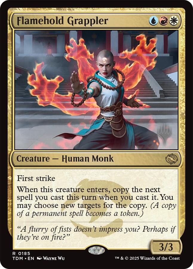 Flamehold Grappler (Promo Pack) [Tarkir: Dragonstorm Promos] | Game Grid - Logan