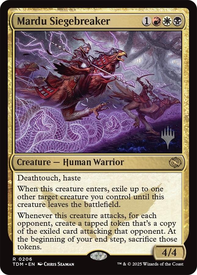 Mardu Siegebreaker [Tarkir: Dragonstorm Promos] | Game Grid - Logan