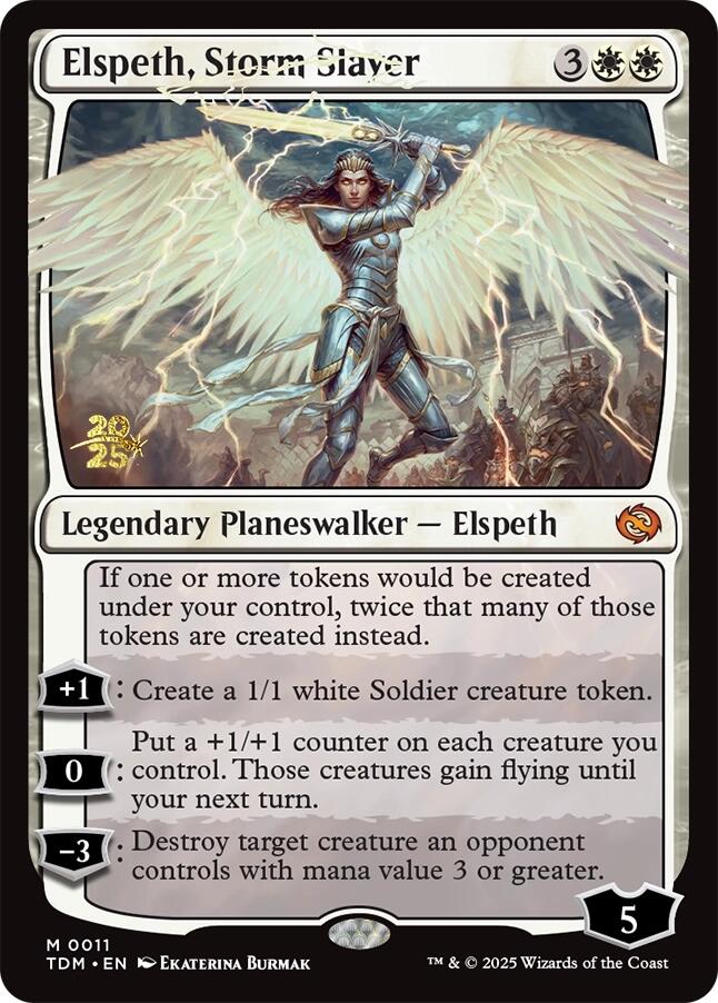 Elspeth, Storm Slayer [Tarkir: Dragonstorm Prerelease Promos] | Game Grid - Logan