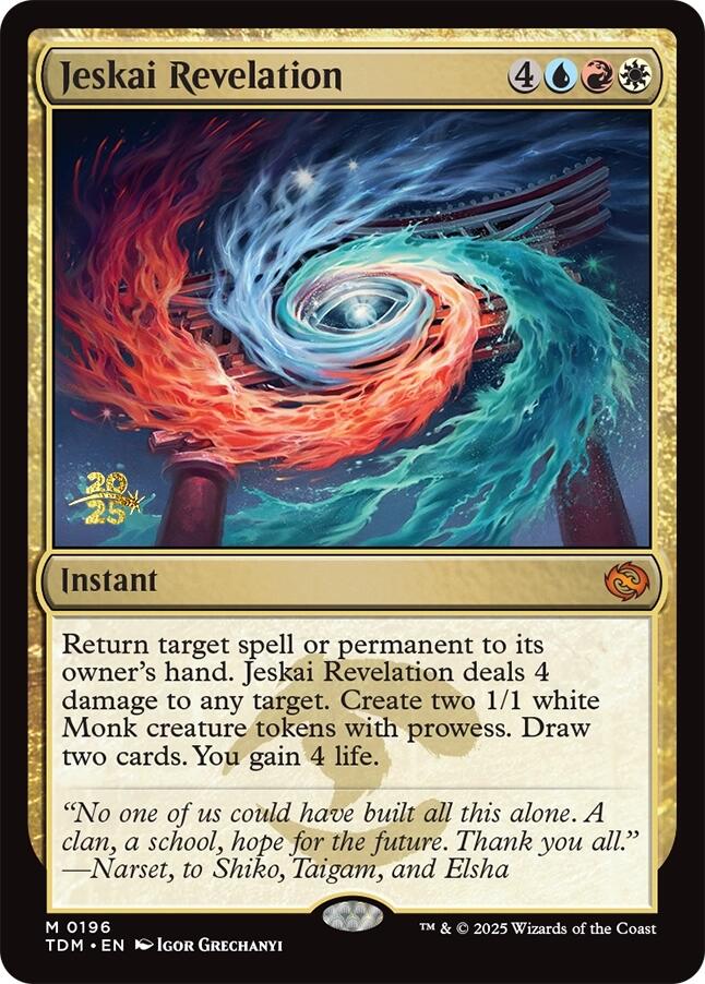 Jeskai Revelation [Tarkir: Dragonstorm Prerelease Promos] | Game Grid - Logan