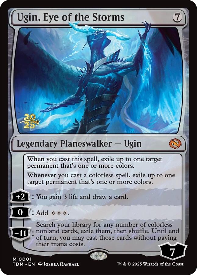 Ugin, Eye of the Storms [Tarkir: Dragonstorm Prerelease Promos] | Game Grid - Logan