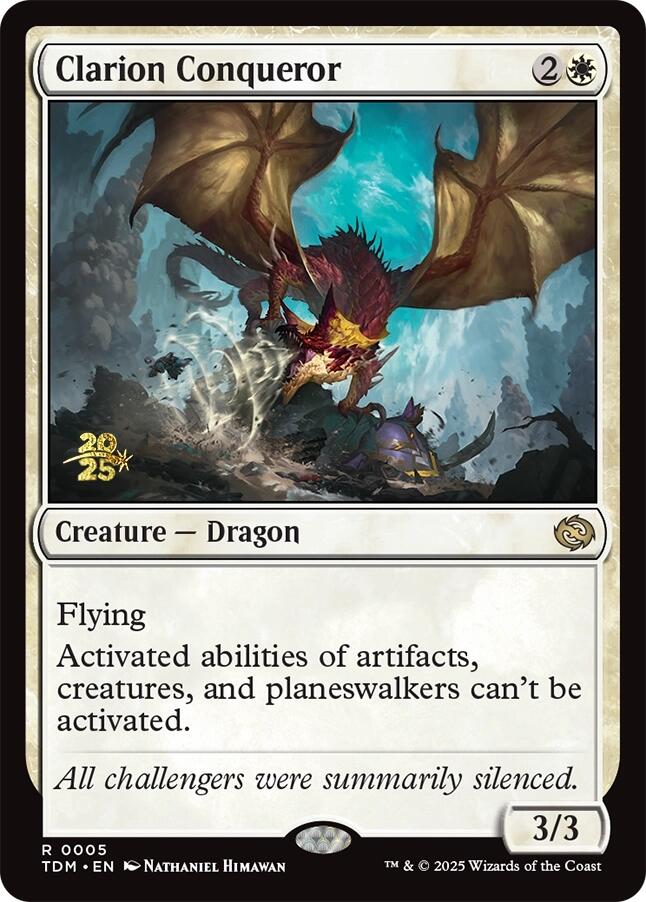Clarion Conqueror [Tarkir: Dragonstorm Prerelease Promos] | Game Grid - Logan