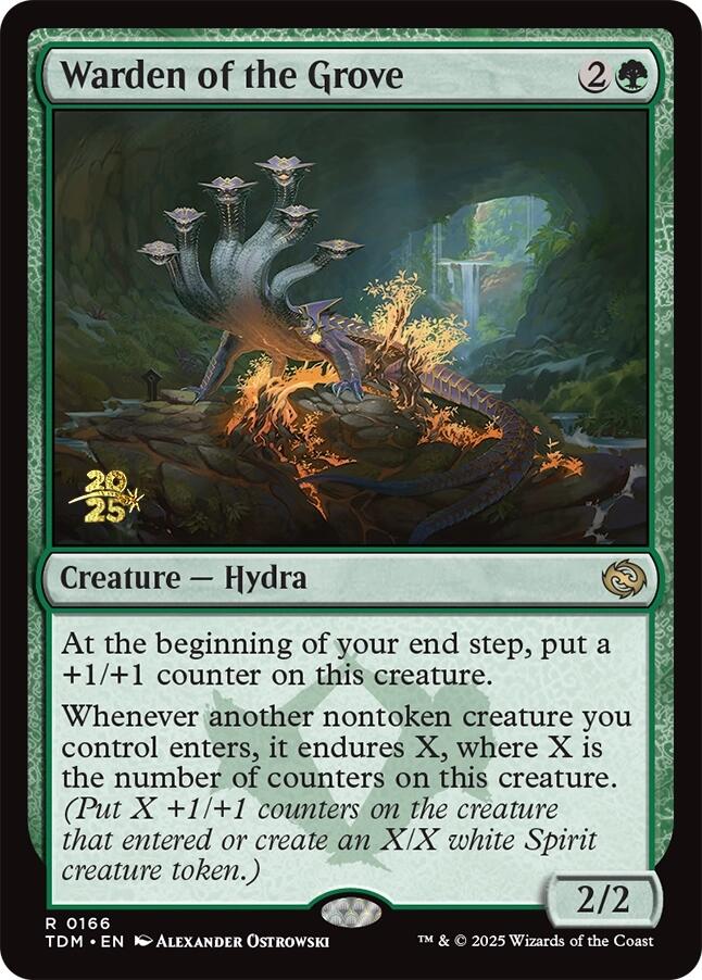 Warden of the Grove [Tarkir: Dragonstorm Prerelease Promos] | Game Grid - Logan