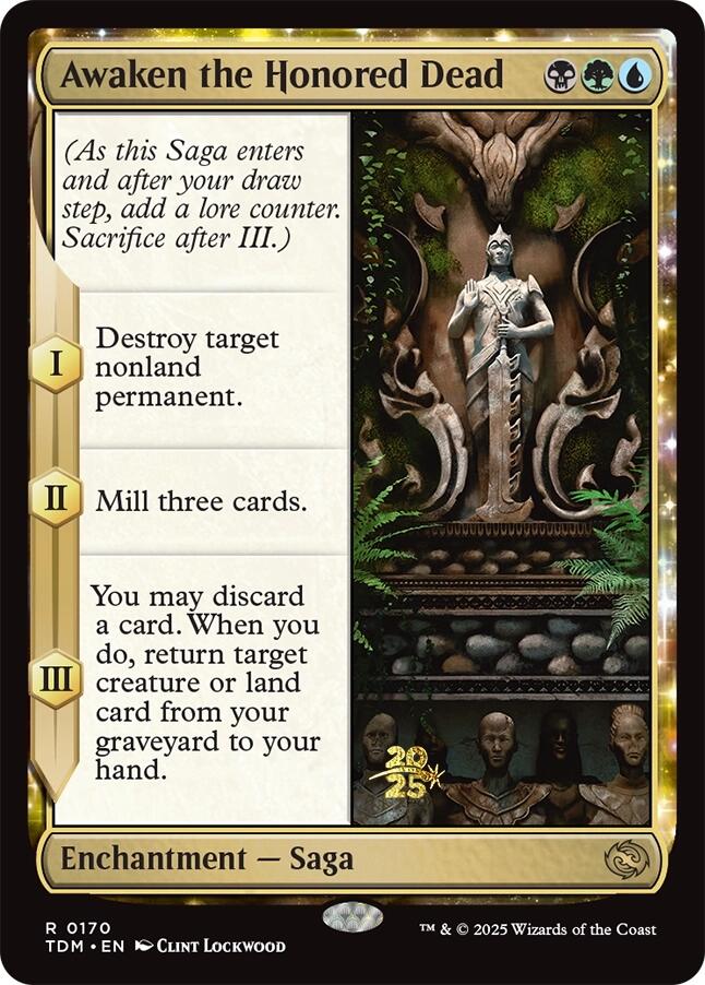 Awaken the Honored Dead [Tarkir: Dragonstorm Prerelease Promos] | Game Grid - Logan