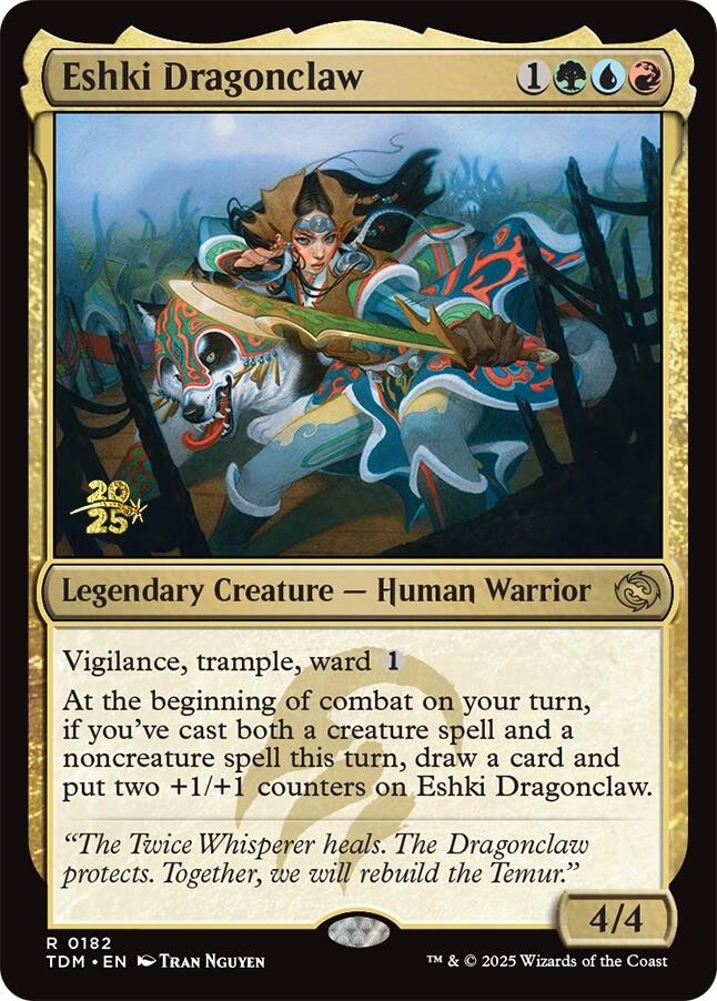 Eshki Dragonclaw [Tarkir: Dragonstorm Prerelease Promos] | Game Grid - Logan