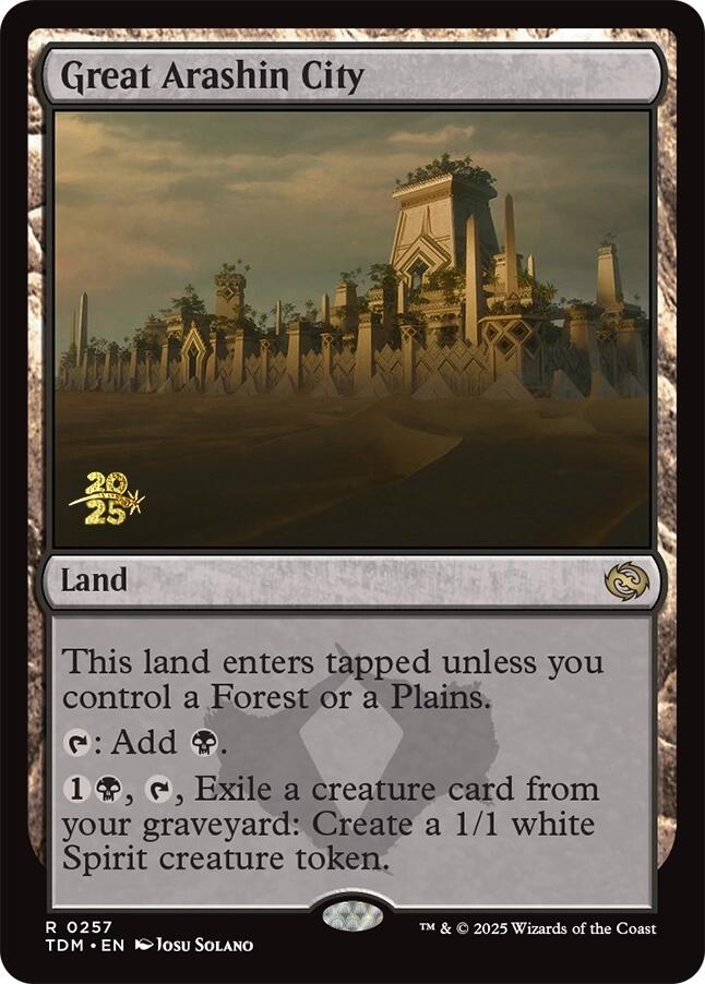 Great Arashin City [Tarkir: Dragonstorm Prerelease Cards] | Game Grid - Logan