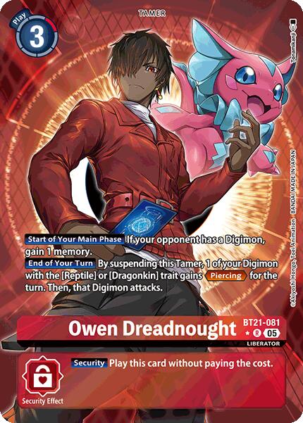 Owen Dreadnought [BT21-081] (Alternate Art) [World Convergence] | Game Grid - Logan